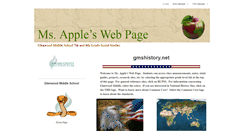 Desktop Screenshot of gmshistory.net